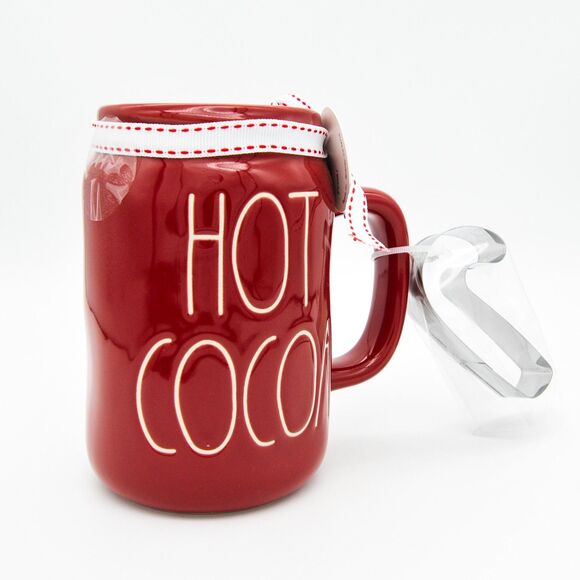 Rae Dunn Christmas Mug – Hot Cocoa Mug with Cookie Cutter Attached 16oz Mug Gift - Picture 8 of 9